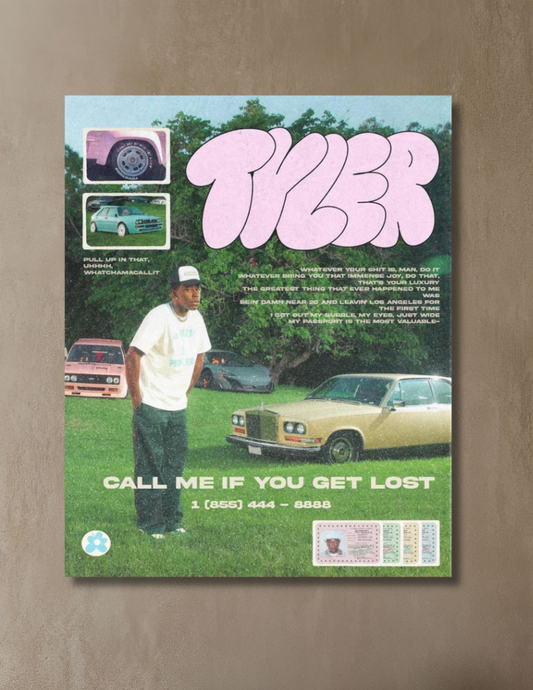 Tyler The Creator 'Vintage' Poster